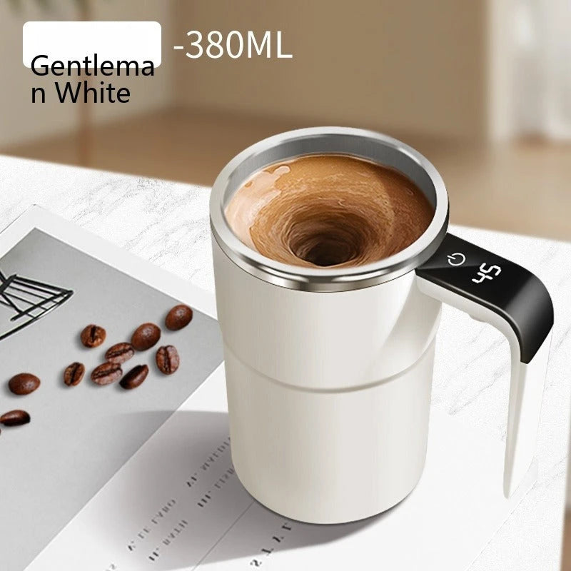 Electric Magnetic Self Mixing Coffee Mug