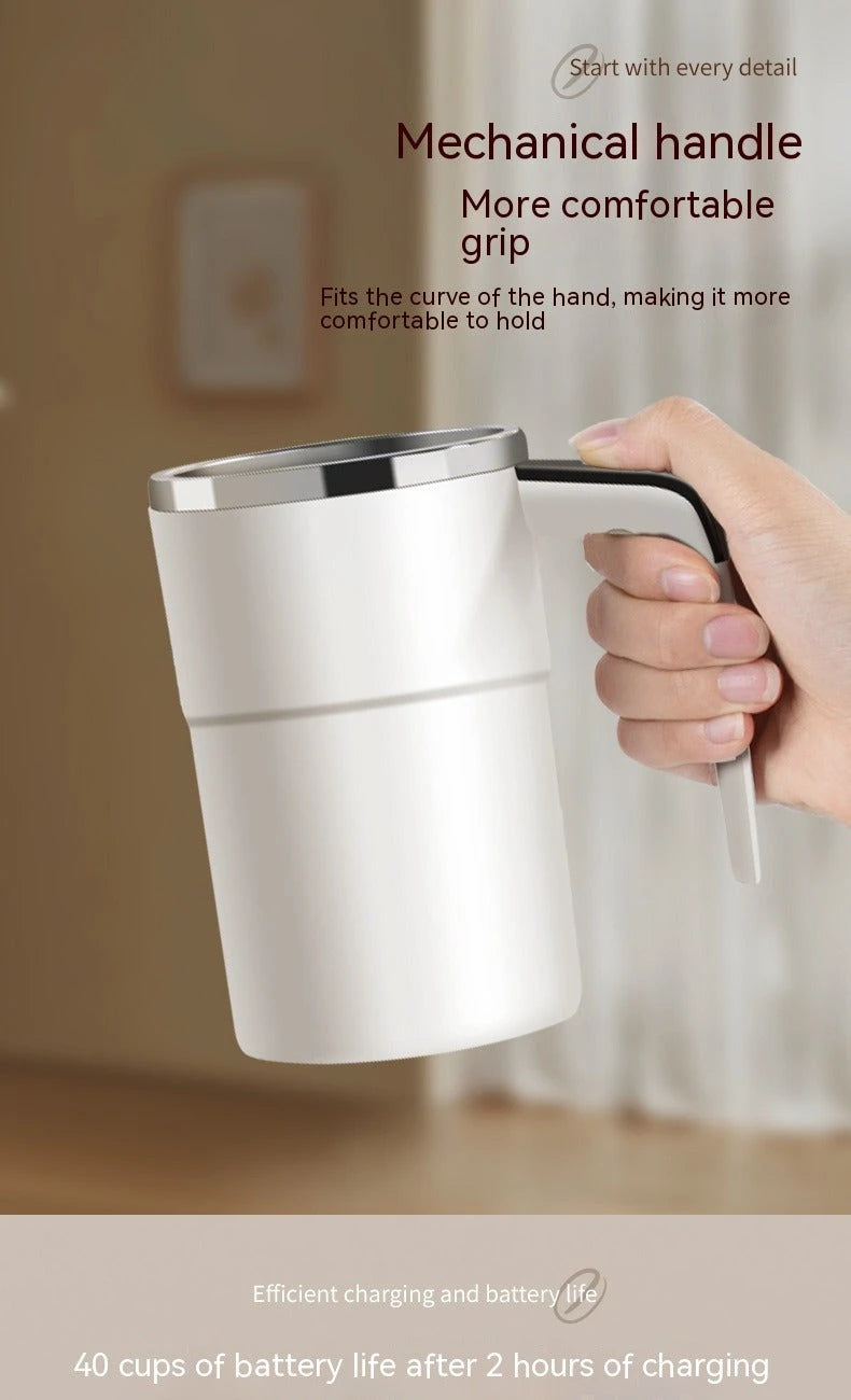 Electric Magnetic Self Mixing Coffee Mug