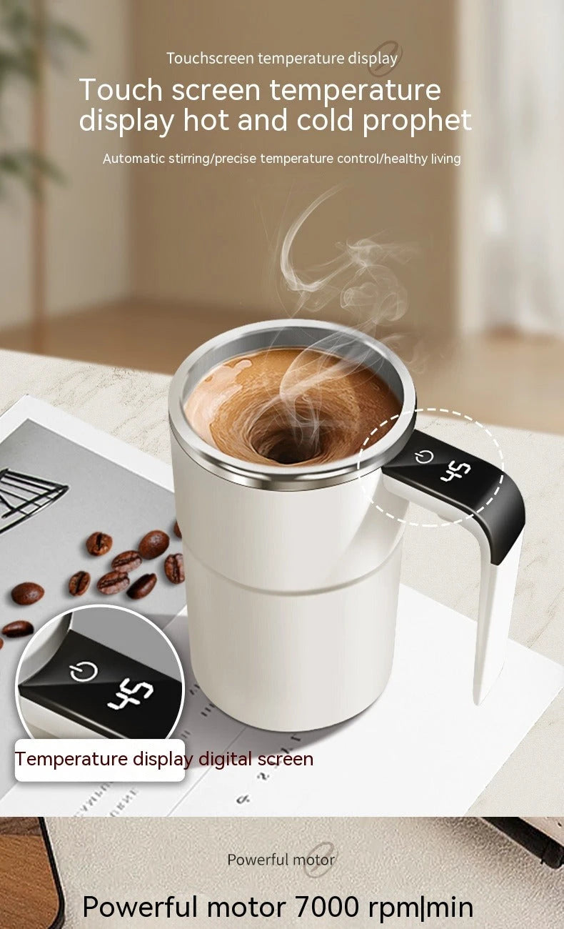 Electric Magnetic Self Mixing Coffee Mug