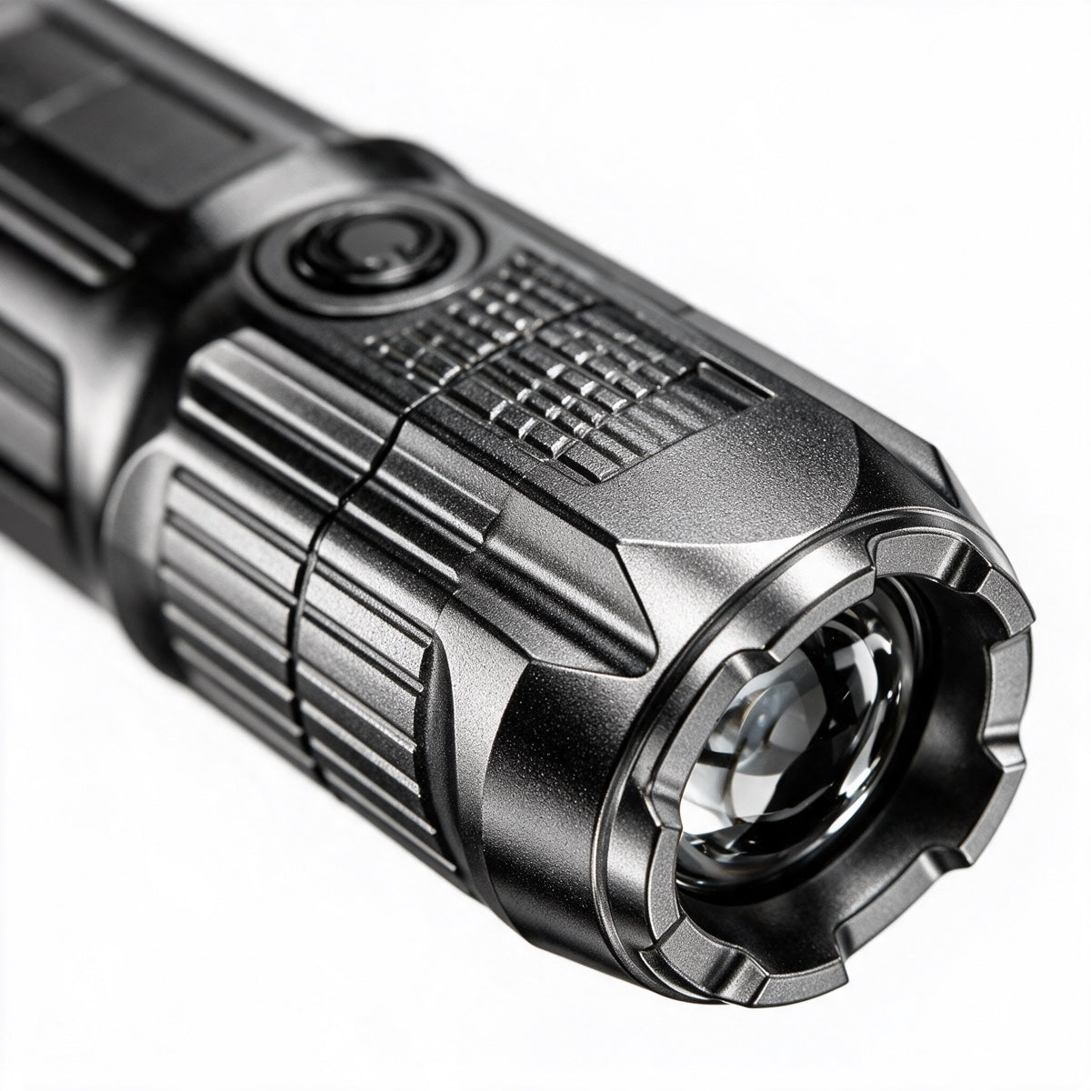 100000 Lumen Tactical USB Rechargeable LED Flashlight
